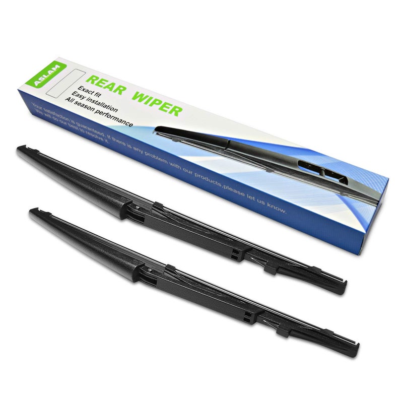 ASLAM Rear Wiper Blade,ASLAM Rear Windshield Wiper Blades Type-E 12P for Scion XB 2004-2006,Exact Fit(Pack of 2) - Image 1